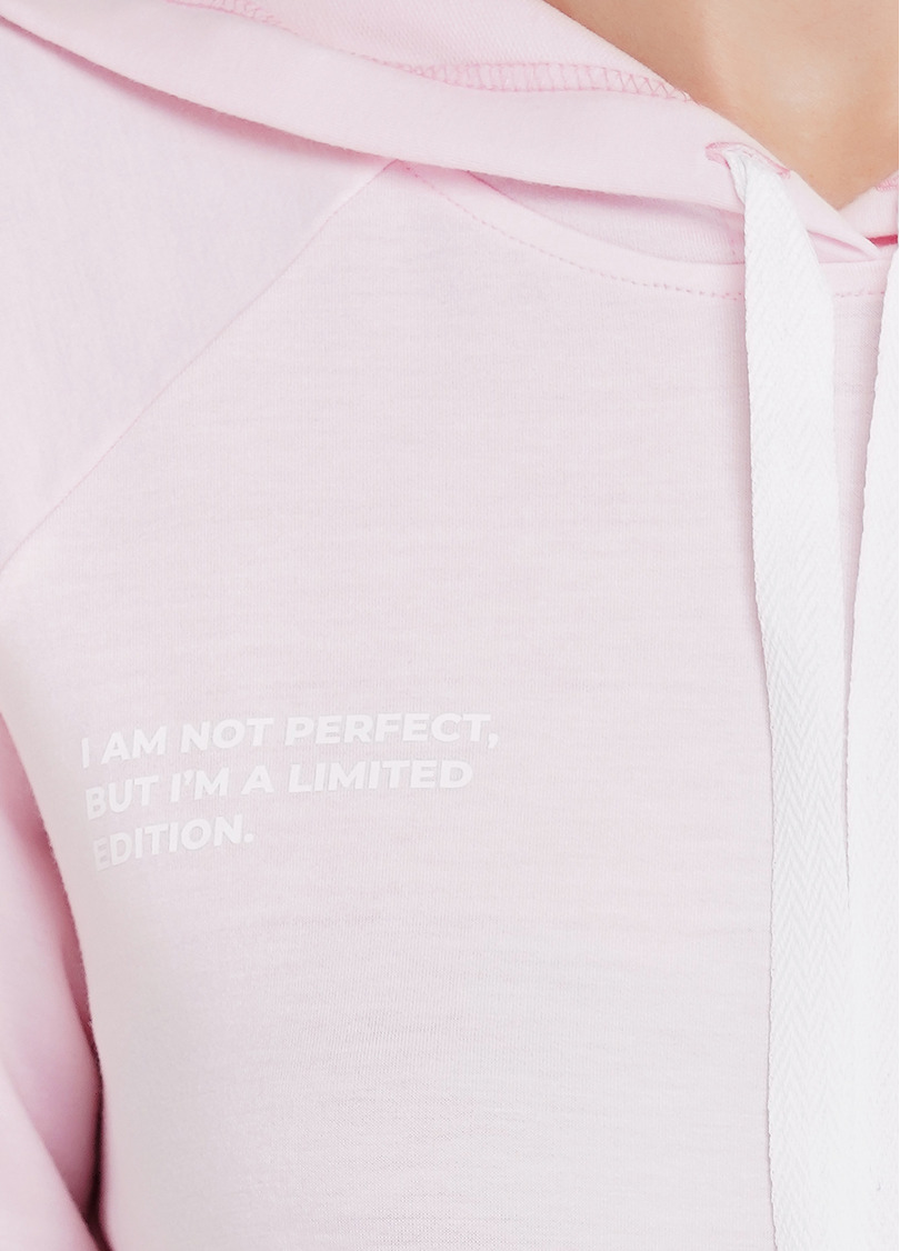 Женский спортивный свитшот с капюшоном SWEATSHIRT SPORT 4409/010 (нежно-розовый)