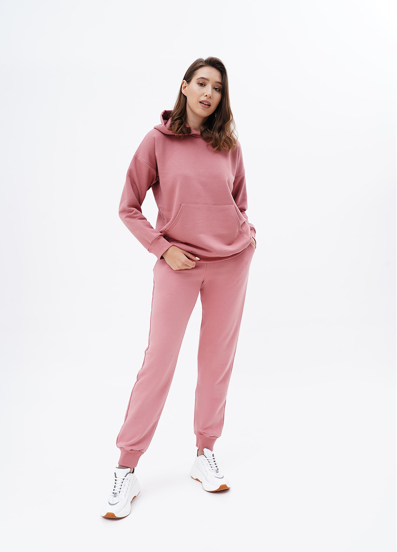 Базове худі з щільної бавовни SWEATSHIRT SPORT 4409/160 french rose (рожевий)