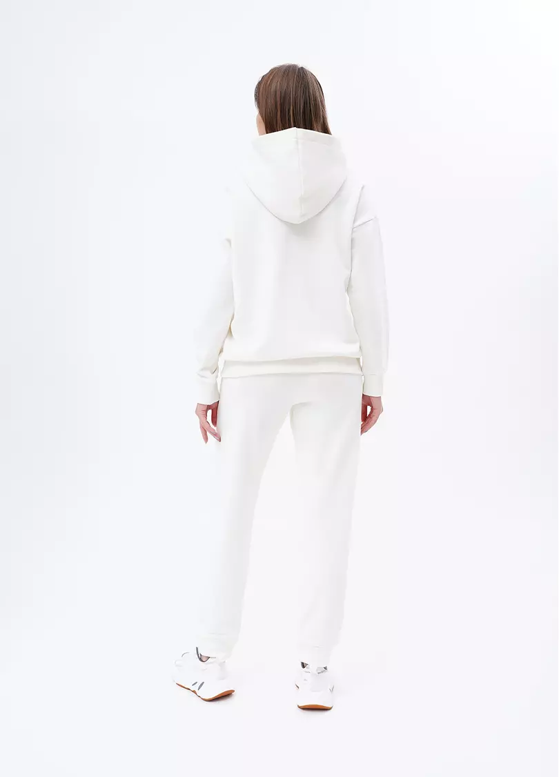 Базове худі з щільної бавовни SWEATSHIRT SPORT 4409/160 milk (білий)