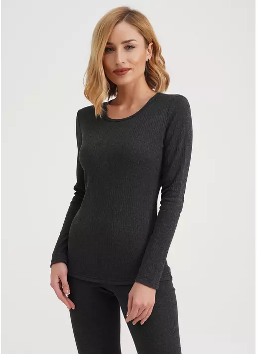 Термокофта жіноча THERMO SPORT 4905/190 dark grey (сірий)