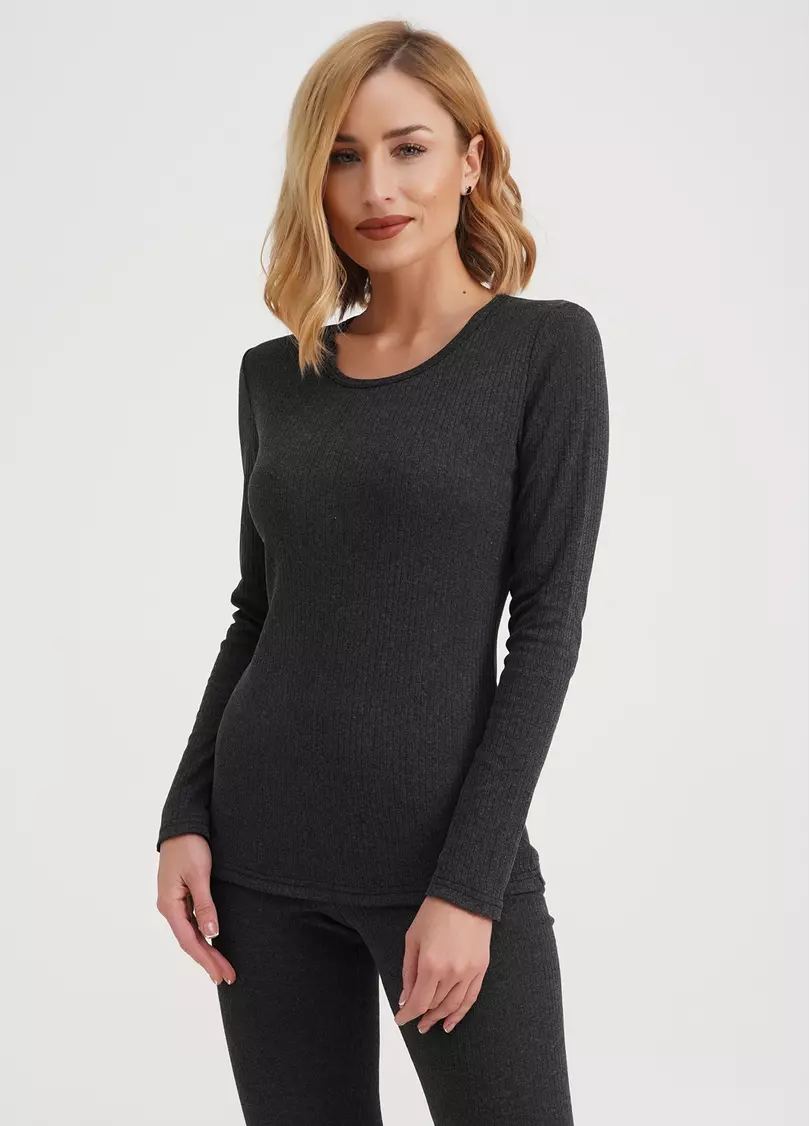 Термокофта женская THERMO SPORT 4905/190 dark grey (серый)