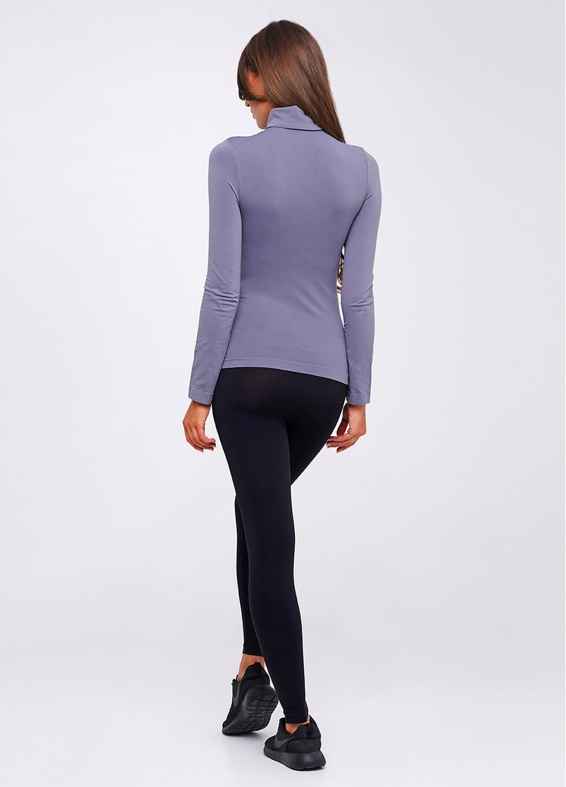 Женская бесшовная водолазка с высоким воротом DOLCEVITA MANICA LUNGA (серый)