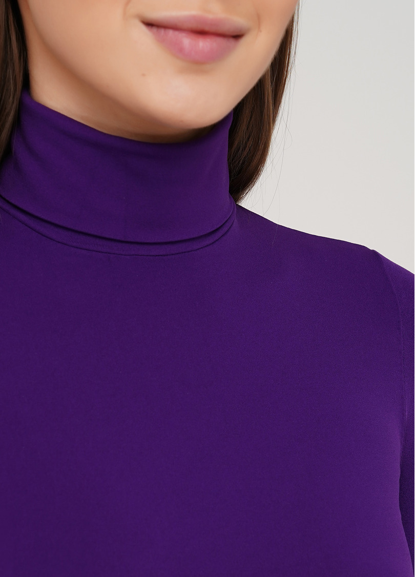 Женская бесшовная водолазка с высоким воротом DOLCEVITA MANICA LUNGA (фиолетовый)