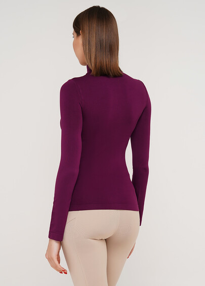Водолазка с воротом бесшовная LUPETTO MANICA LUNGA magenta purple (фиолетовый)
