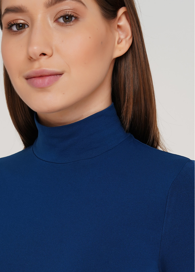 Водолазка с воротом бесшовная LUPETTO MANICA LUNGA (синий)