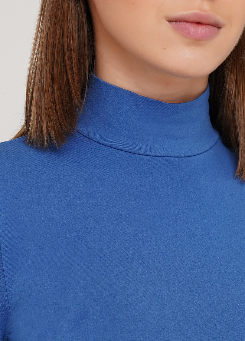 Водолазка с воротом бесшовная LUPETTO MANICA LUNGA (голубой)