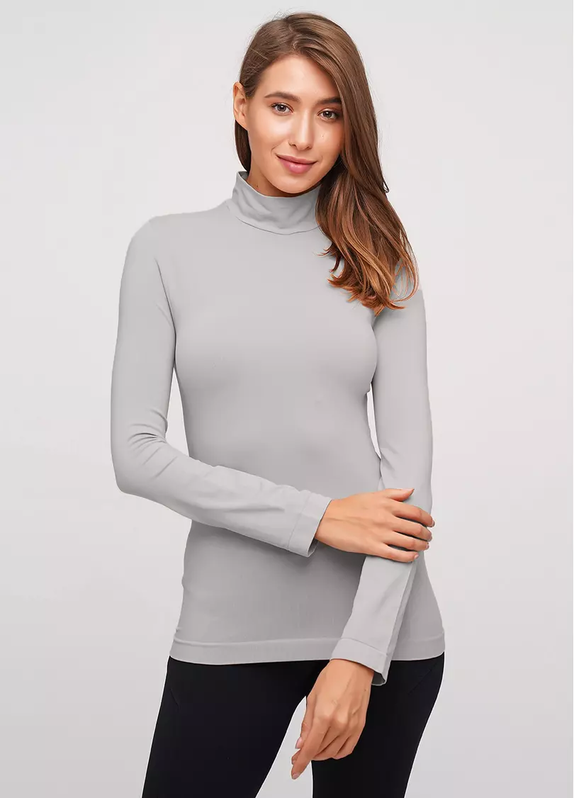 Водолазка з коміром безшовна LUPETTO MANICA LUNGA ultimate grey (сірий)