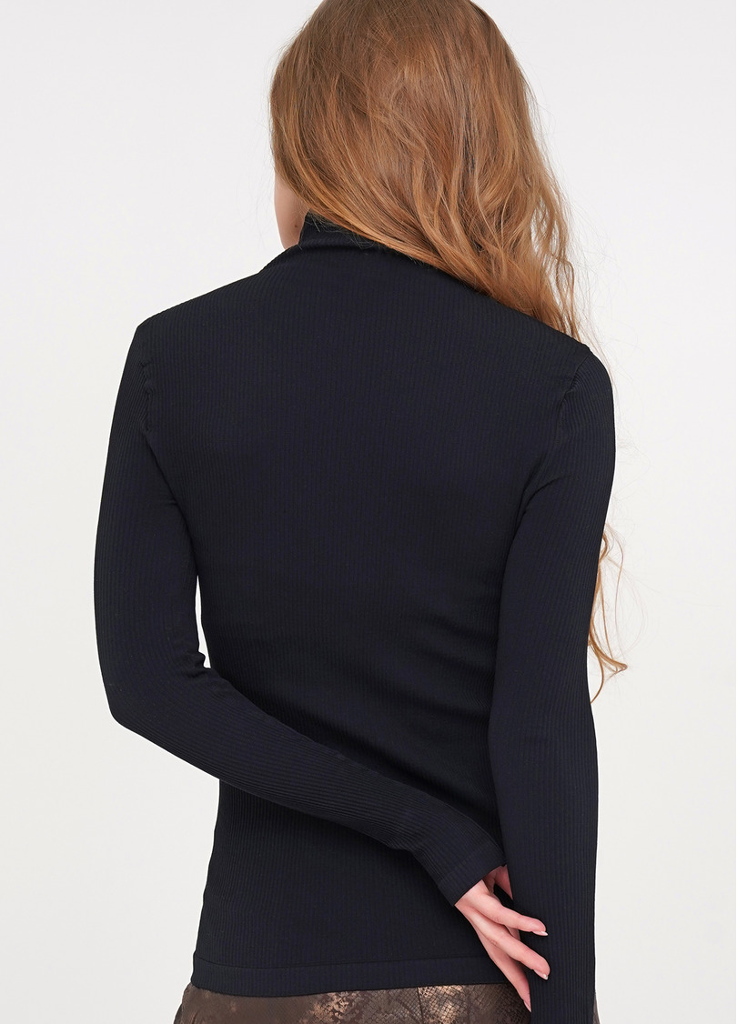 Класична водолазка в рубчик LUPETTO RIB nero (чорний)