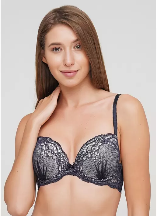 Бюстгальтер з формованою чашкою Alessa 1112/31 (чорний)