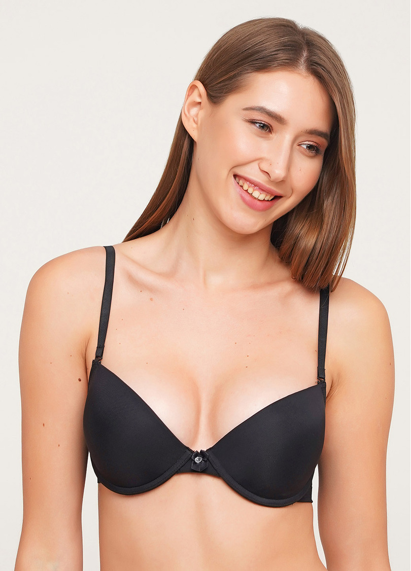 Базовый бюстгальтер c push-up Allegra 1143/20 (черный)