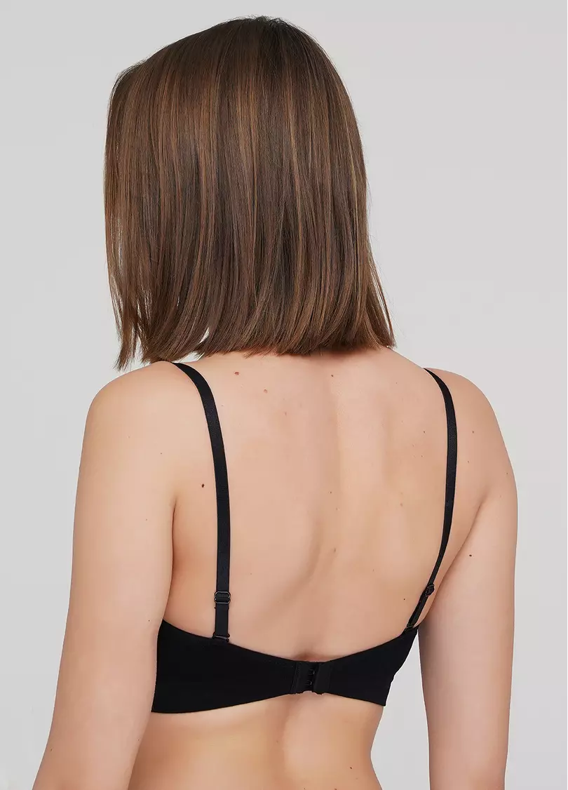 Бюстгальтер балконет с формованной чашкой Amanda 1183/20 (черный)