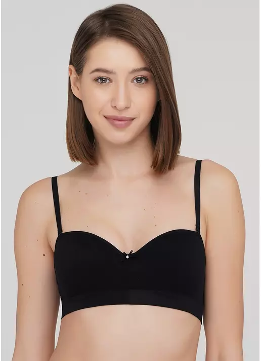 Бюстгальтер балконет с формованной чашкой Amanda 1183/20 (черный)