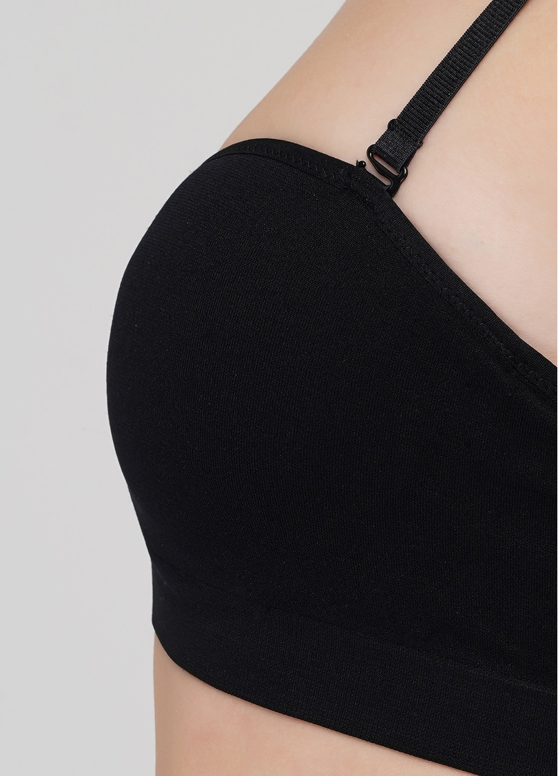 Бюстгальтер балконет с формованной чашкой Amanda 1183/20 (черный)