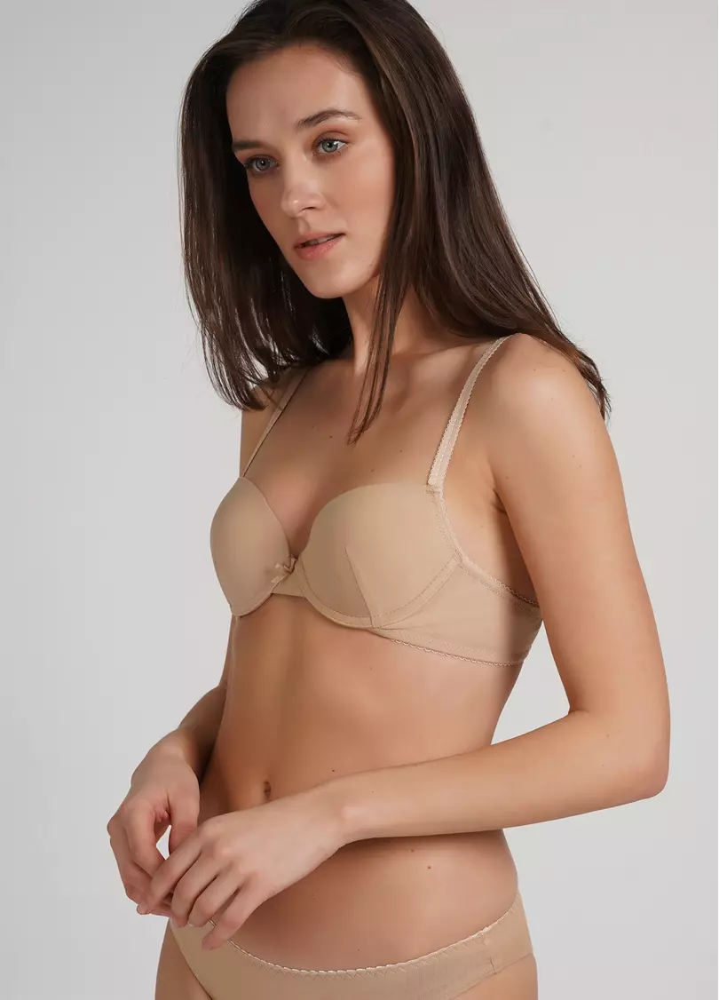 Бюстгальтер з бавовни Basic cotton 1106/60 beige (бежевий)