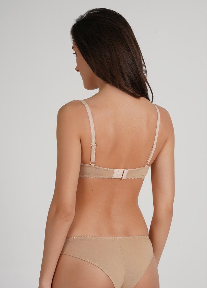 Бюстгальтер з бавовни Basic cotton 1106/60 beige (бежевий)
