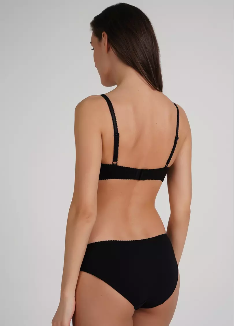 Бюстгальтер из хлопка Basic cotton 1106/60 black (черный)