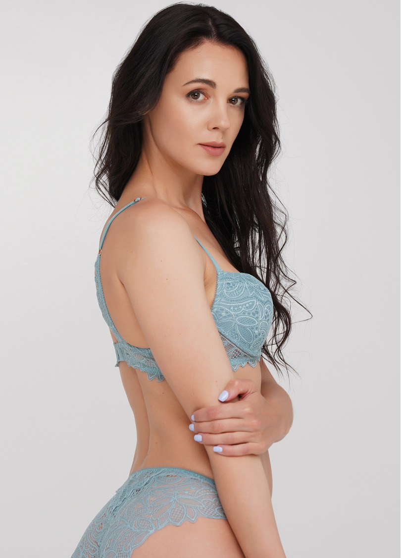 Бюстгальтер пуш-ап з мереживом Blue forest 1110/31 (м'ятний)