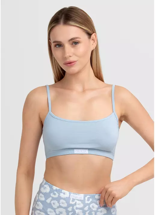 Топ бавовняний COTTON BLOOM 4112/60 ballad blue (блакитний) Топ бавовняний COTTON BLOOM 4112/60 ballad blue (блакитний)