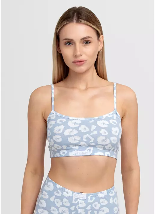 Топ бавовняний COTTON BLOOM 4112/60 ballad blue leo (блакитний) Топ бавовняний COTTON BLOOM 4112/60 ballad blue leo (блакитний)