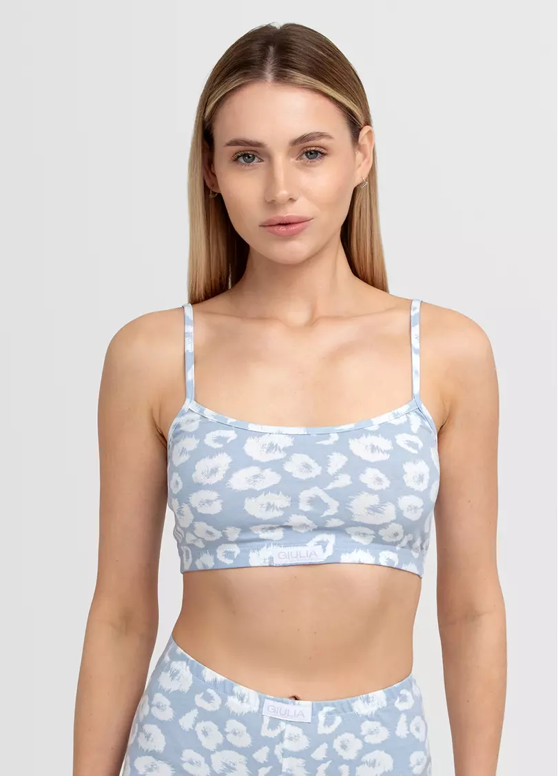 Топ бавовняний COTTON BLOOM 4112/60 ballad blue leo (блакитний)