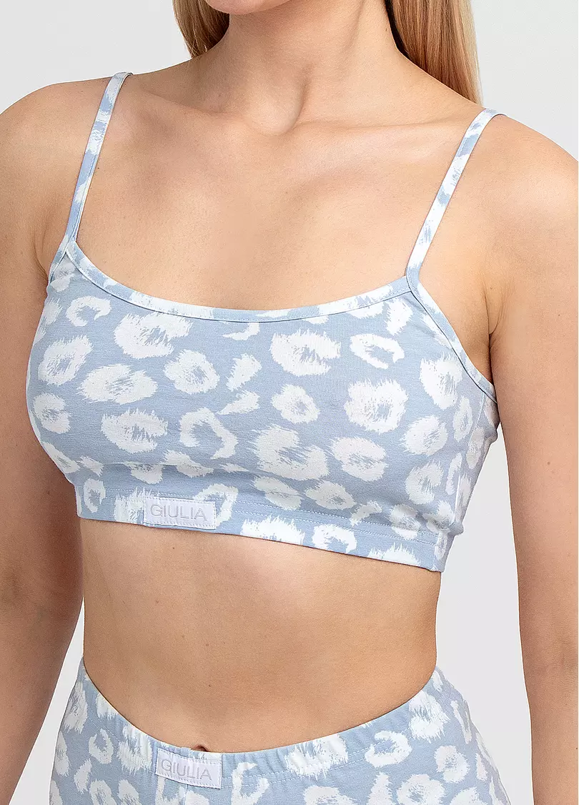 Топ бавовняний COTTON BLOOM 4112/60 ballad blue leo (блакитний)