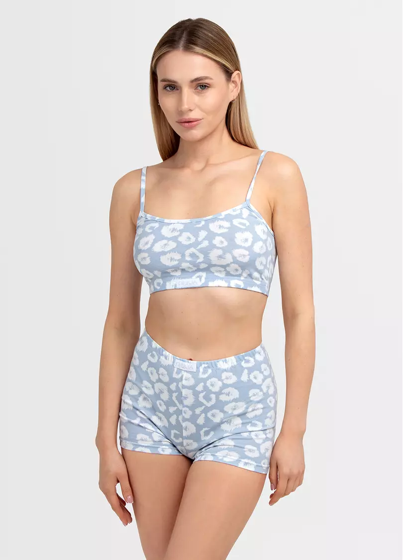 Топ бавовняний COTTON BLOOM 4112/60 ballad blue leo (блакитний)