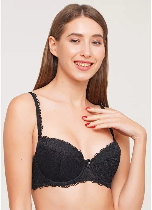 Бюстгальтер с полумягкой чашкой Camilla 1212/01 (черный)