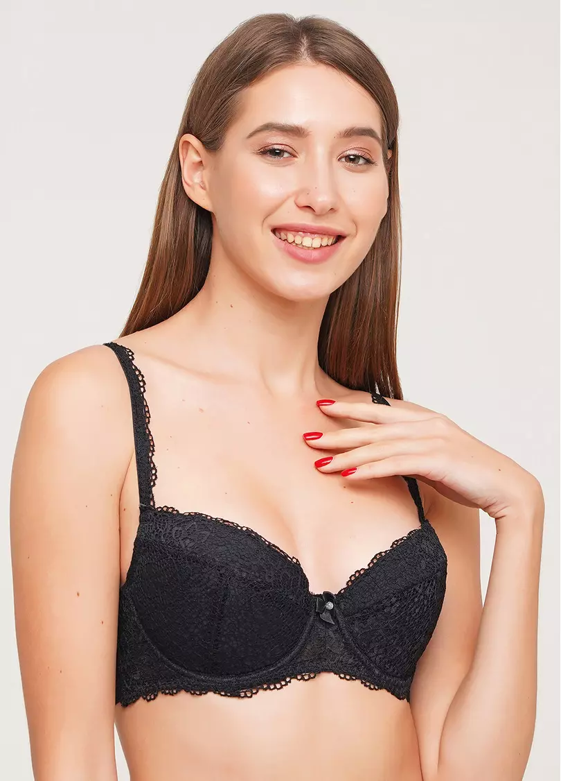Бюстгальтер с полумягкой чашкой Camilla 1212/01 (черный)
