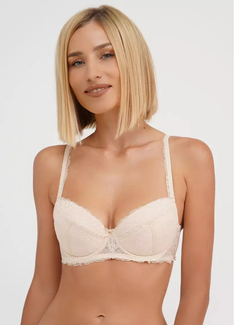 Бюстгальтер з push-up формованою чашкою Camilla 1212/01N beige (бежевий)