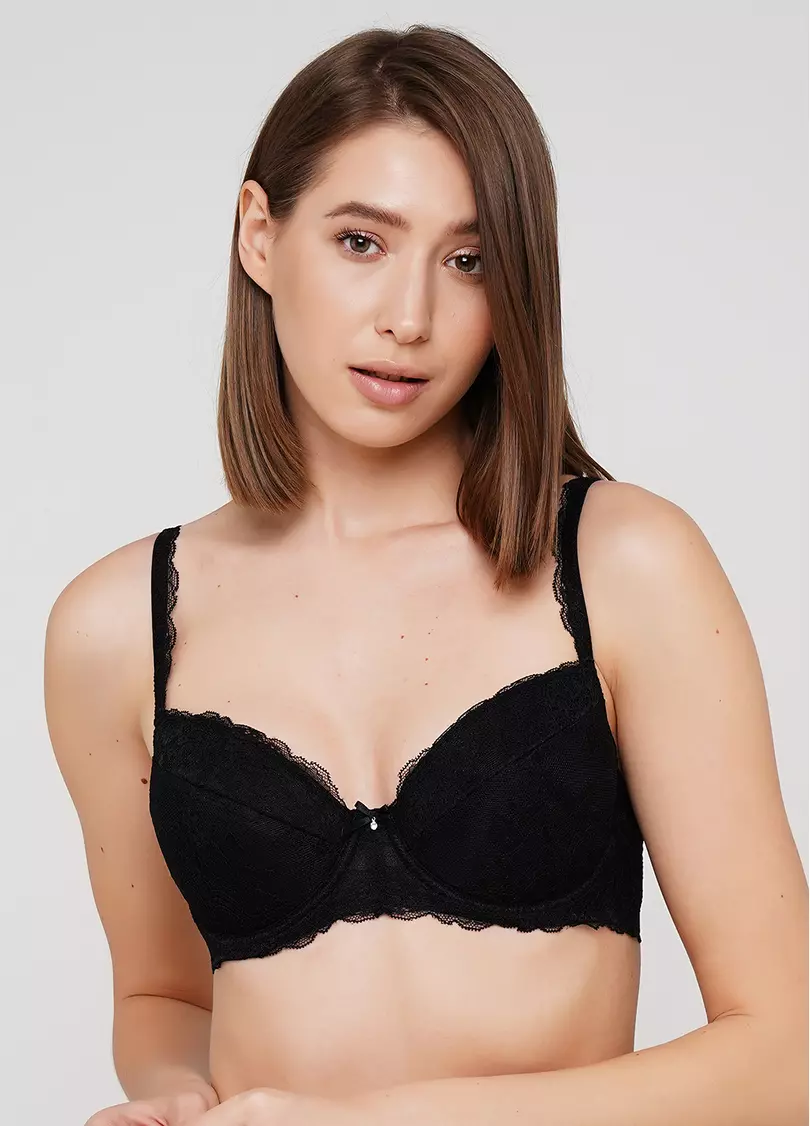 Бюстгальтер з push-up формованою чашкою Camilla 1212/01N (чорний)