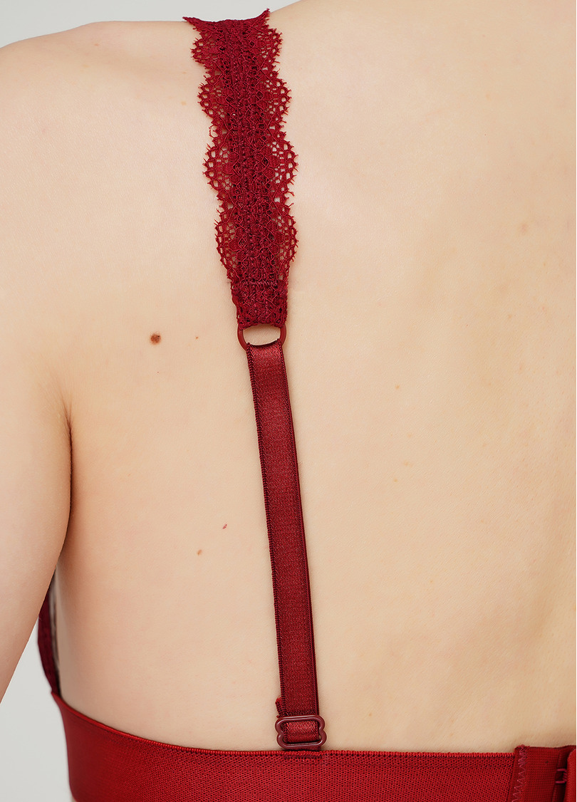 Бюстгальтер бралетт з трикутною чашкою Carmelita 1601/31 (бордовий)