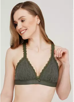 Бюстгальтер бралетт с треугольной чашкой Carmelita 1601/31 (зеленый)