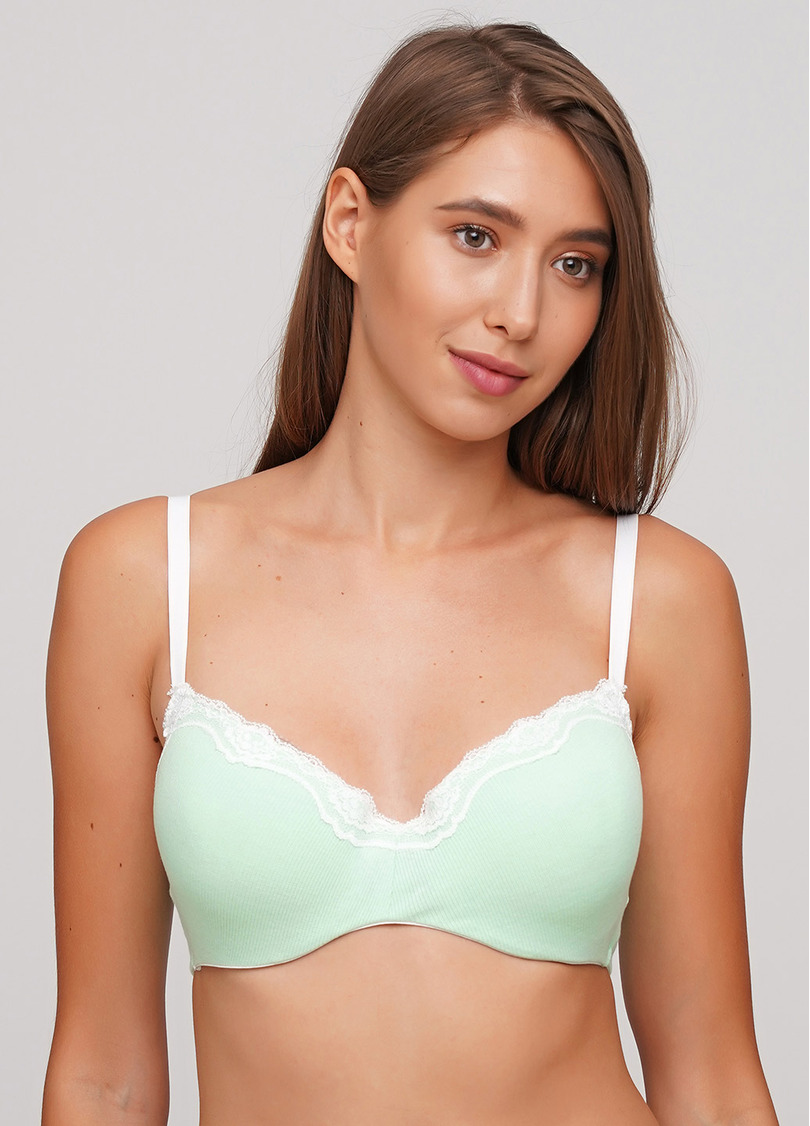 Хлопковый бюстгальтер с формованной чашкой Elegia 1514/61