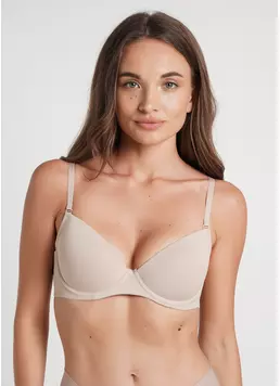 Бюстгальтер з класичною формованою чашкою L1501A0 (бежевий)