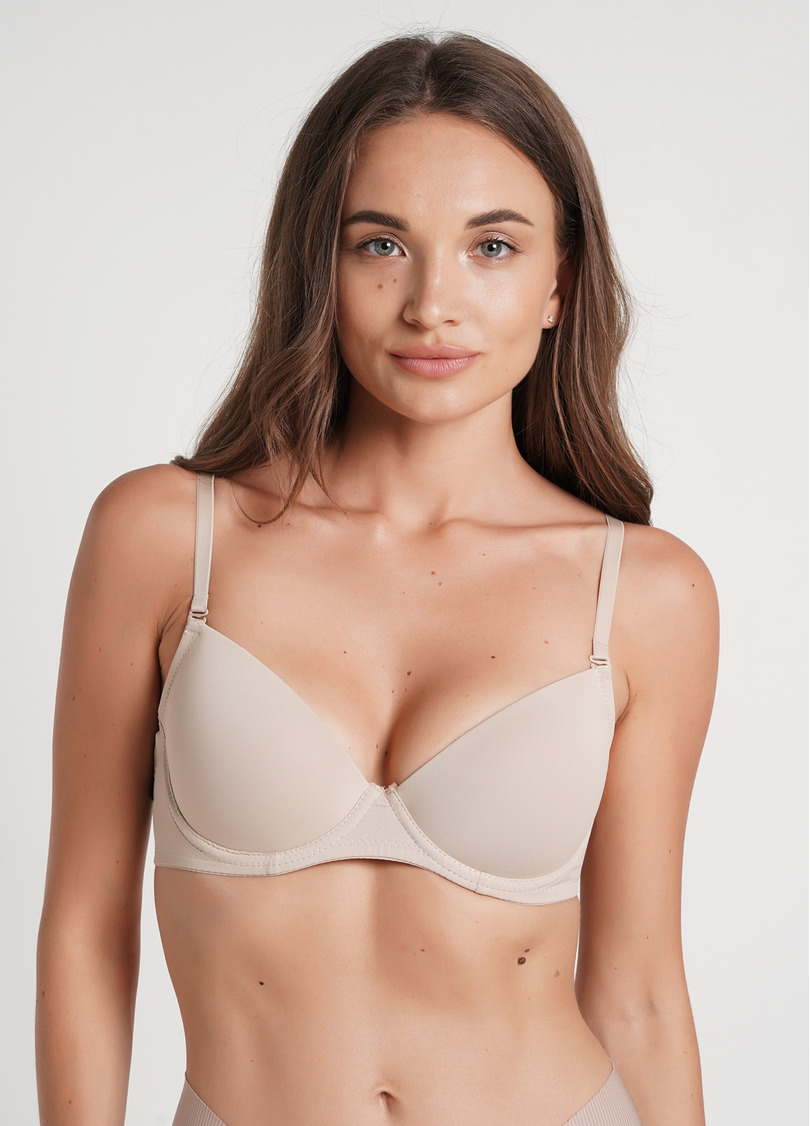 Бюстгальтер з класичною формованою чашкою L1501A0 (бежевий)