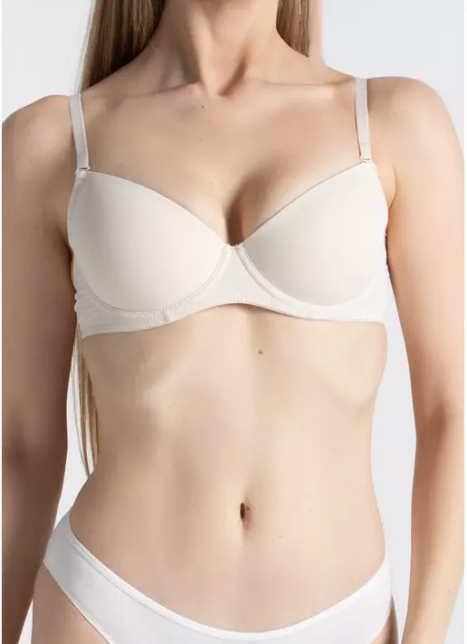Бюстгальтер з класичною формованою чашкою L1501A0 (перлинний)