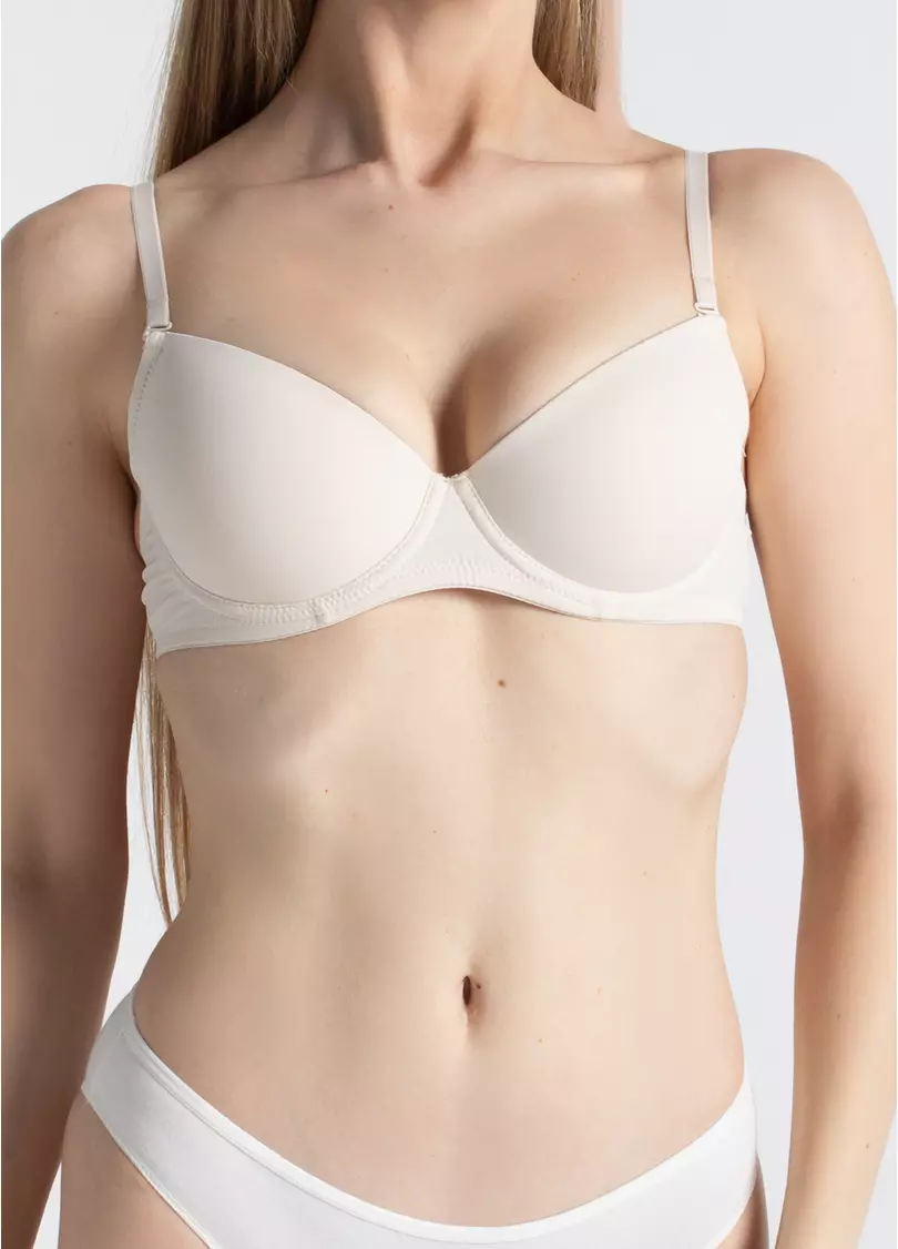 Бюстгальтер з класичною формованою чашкою L1501A0 (перлинний)
