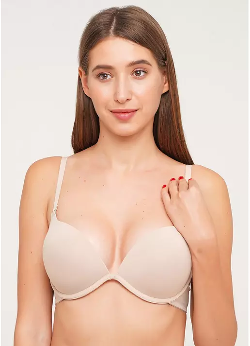 Бюстгальтер с двойным push-up формованной чашки L1505A0 (бежевый)