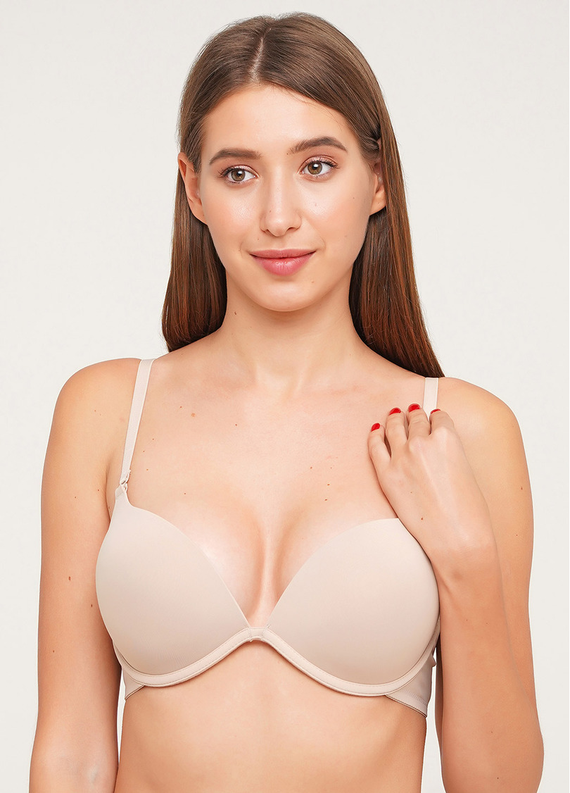 Бюстгальтер з подвійним push-up формованої чашки L1505A0 (бежевий)