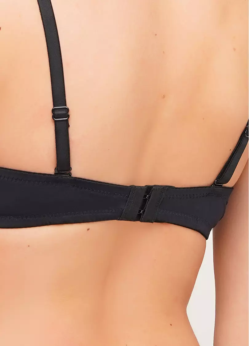 Бюстгальтер с двойным push-up формованной чашки L1505A0 (черный)