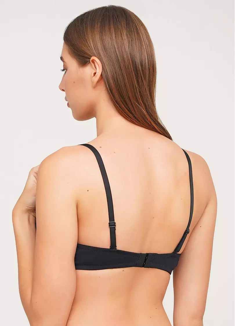 Бюстгальтер с двойным push-up формованной чашки L1505A0 (черный)