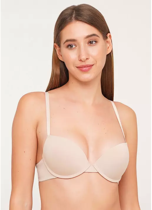 Бюстгальтер с гладкой формованной чашкой L1509A0 БЕЖЕВИЙ  (бежевый)