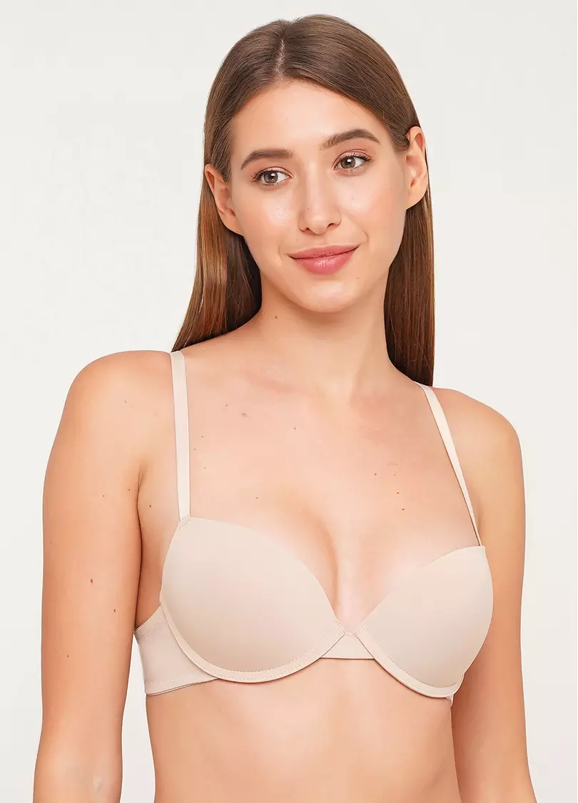 Бюстгальтер с гладкой формованной чашкой L1509A0 БЕЖЕВИЙ  (бежевый)