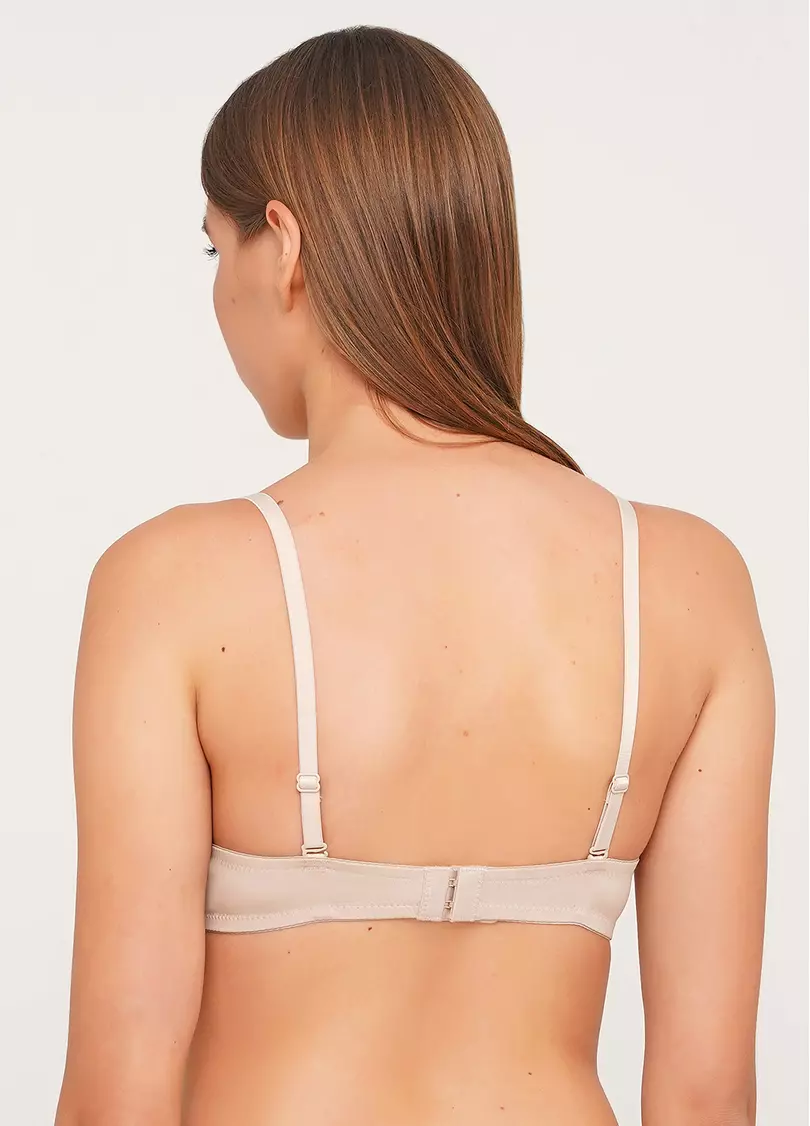 Бюстгальтер с гладкой формованной чашкой L1509A0 БЕЖЕВИЙ  (бежевый)