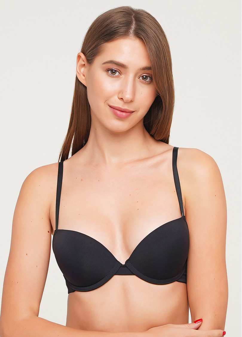 Бюстгальтер з гладкою формованою чашкою L1509A0 (чорний)