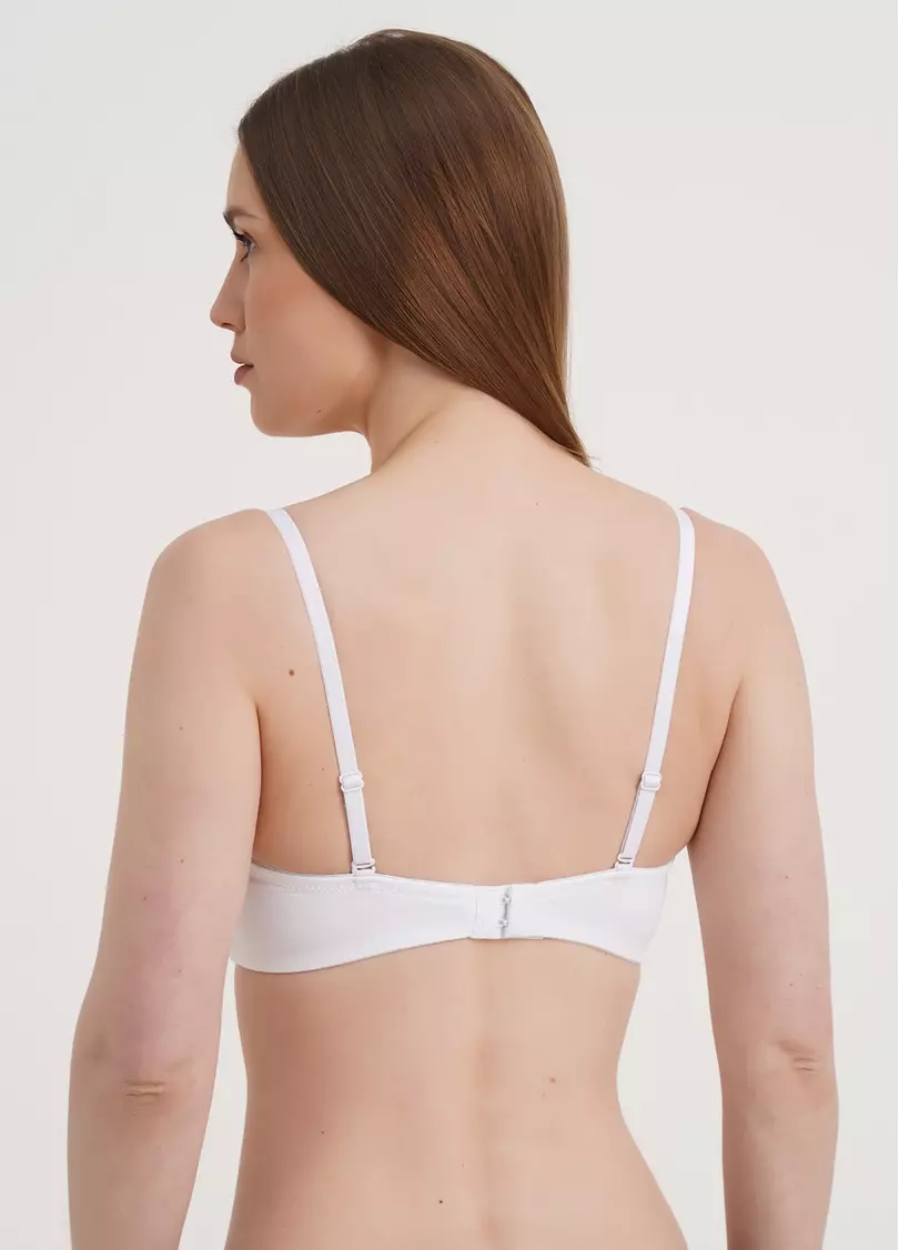 Бюстгальтер балконет з push-up L1512A0 (білий)