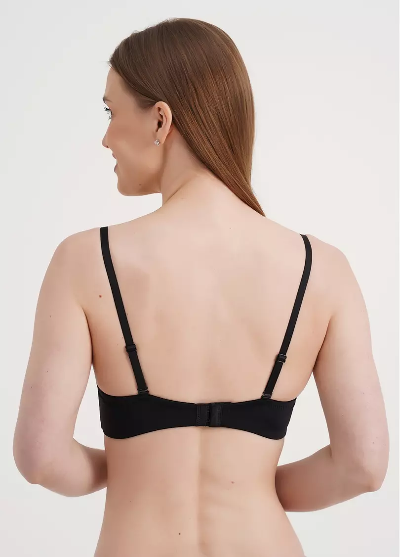 Бюстгальтер балконет з push-up L1512A0 (чорний)