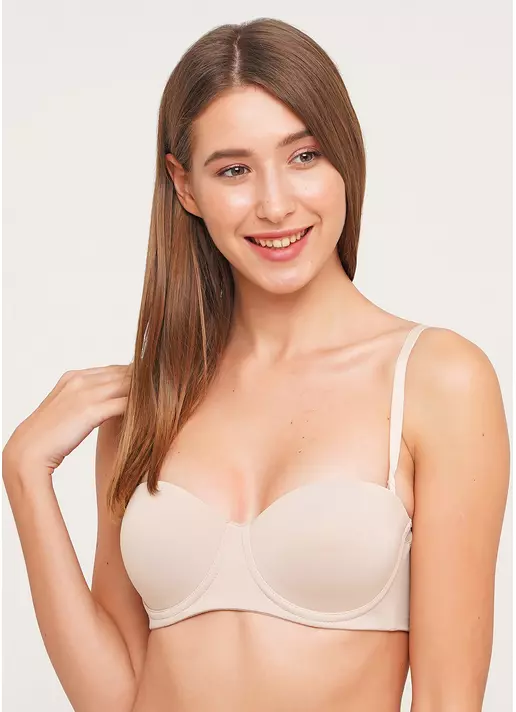 Бюстгальтер балконет з push-up L1512A0 (бежевий)