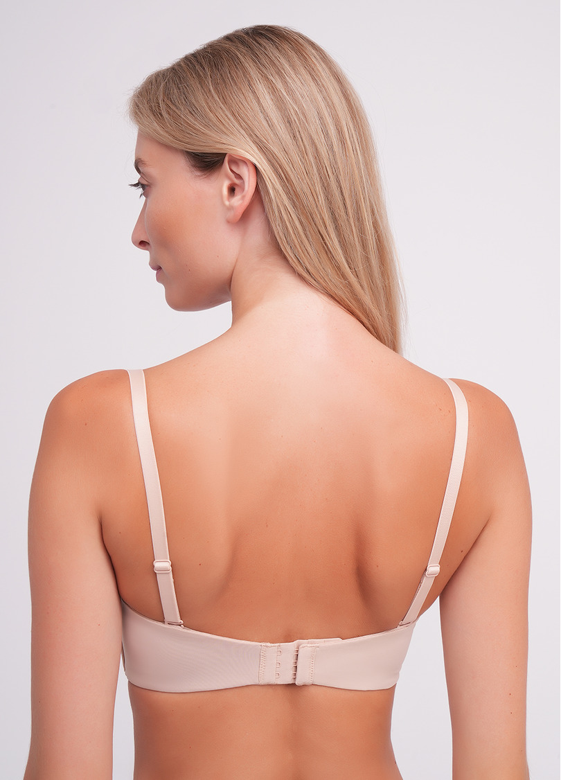 Бюстгальтер бандо с глубоким вырезом L1523A (бежевый)
