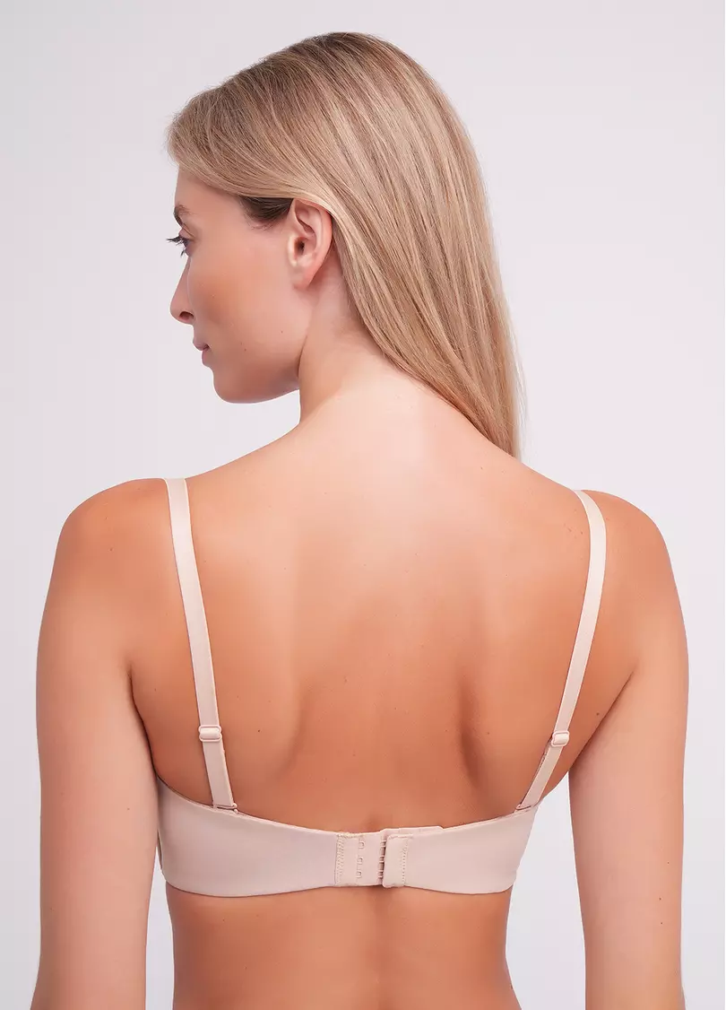 Бюстгальтер бандо с глубоким вырезом L1523A (бежевый)